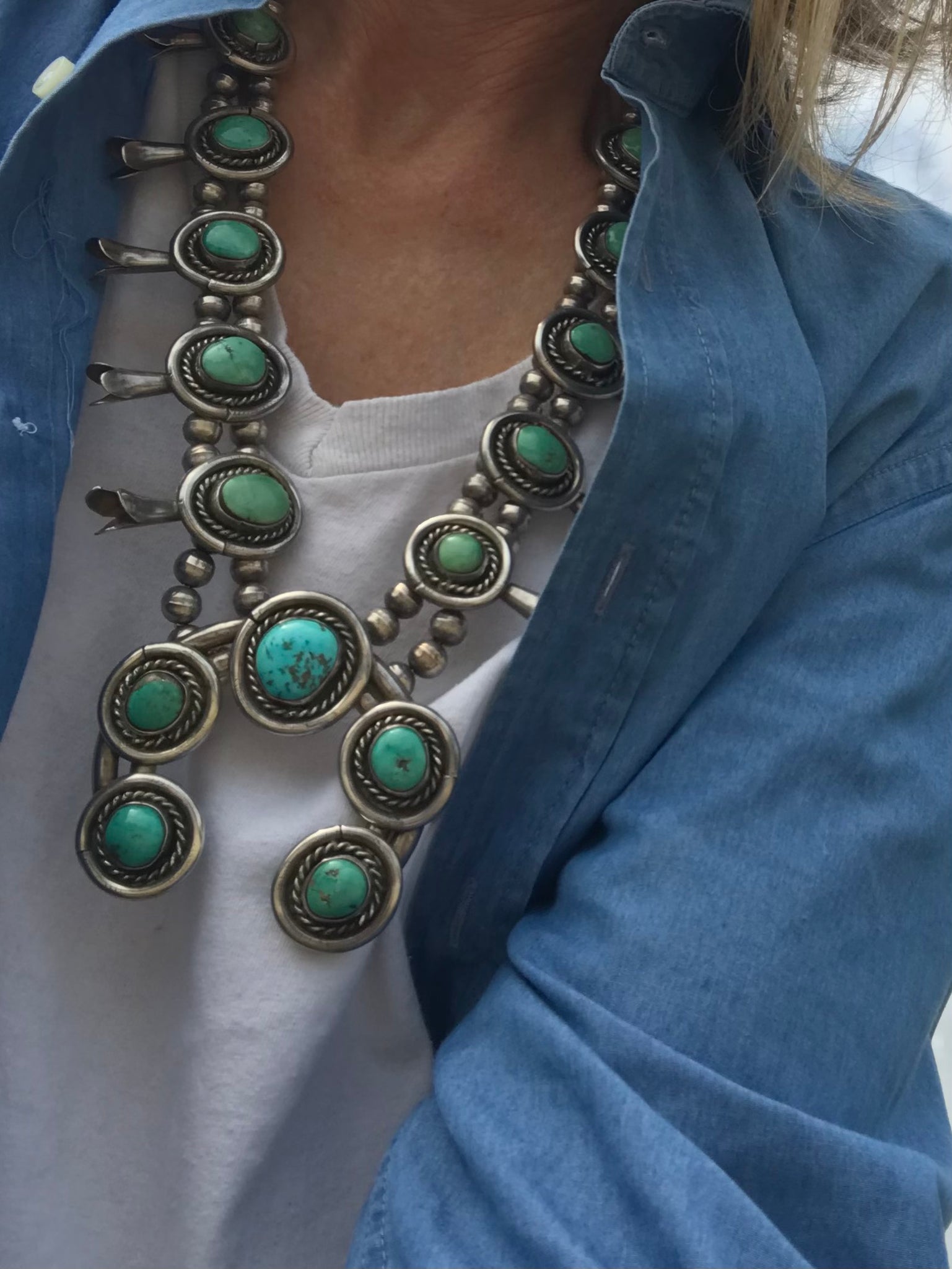 Squash Blossom - necklace