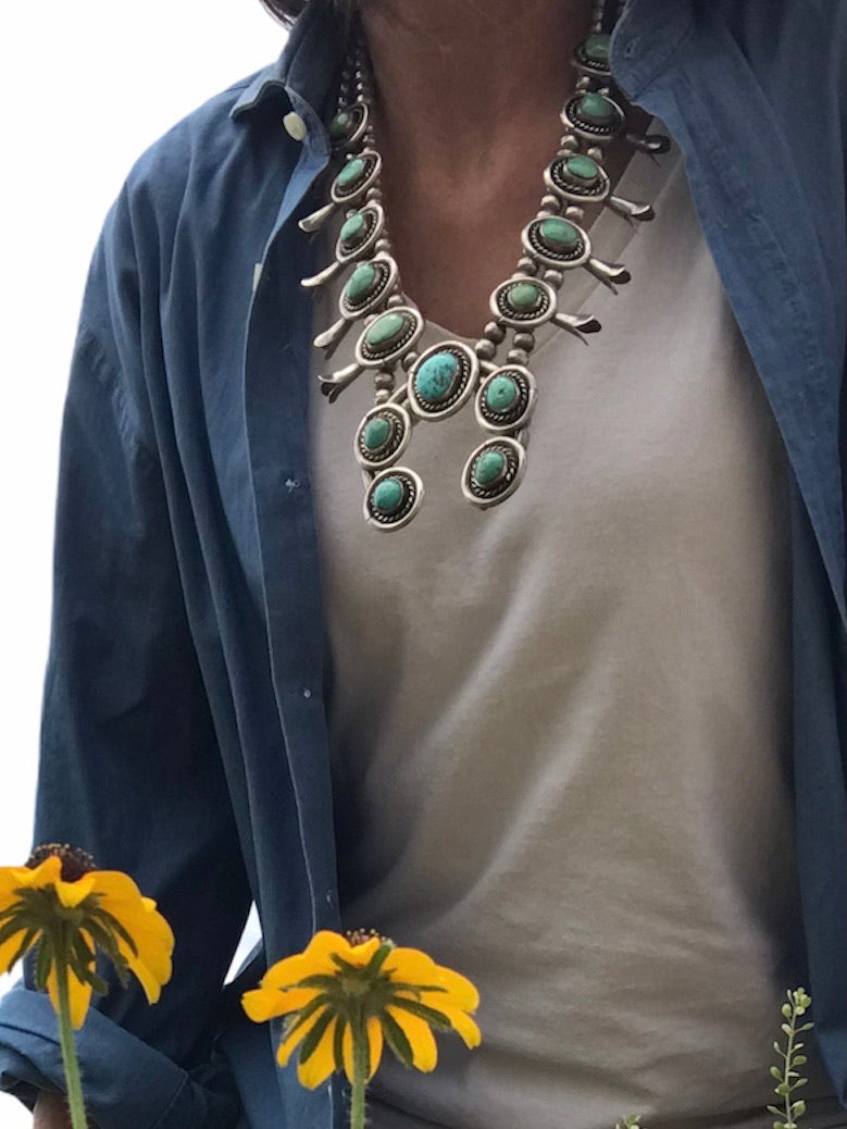 Squash Blossom - necklace