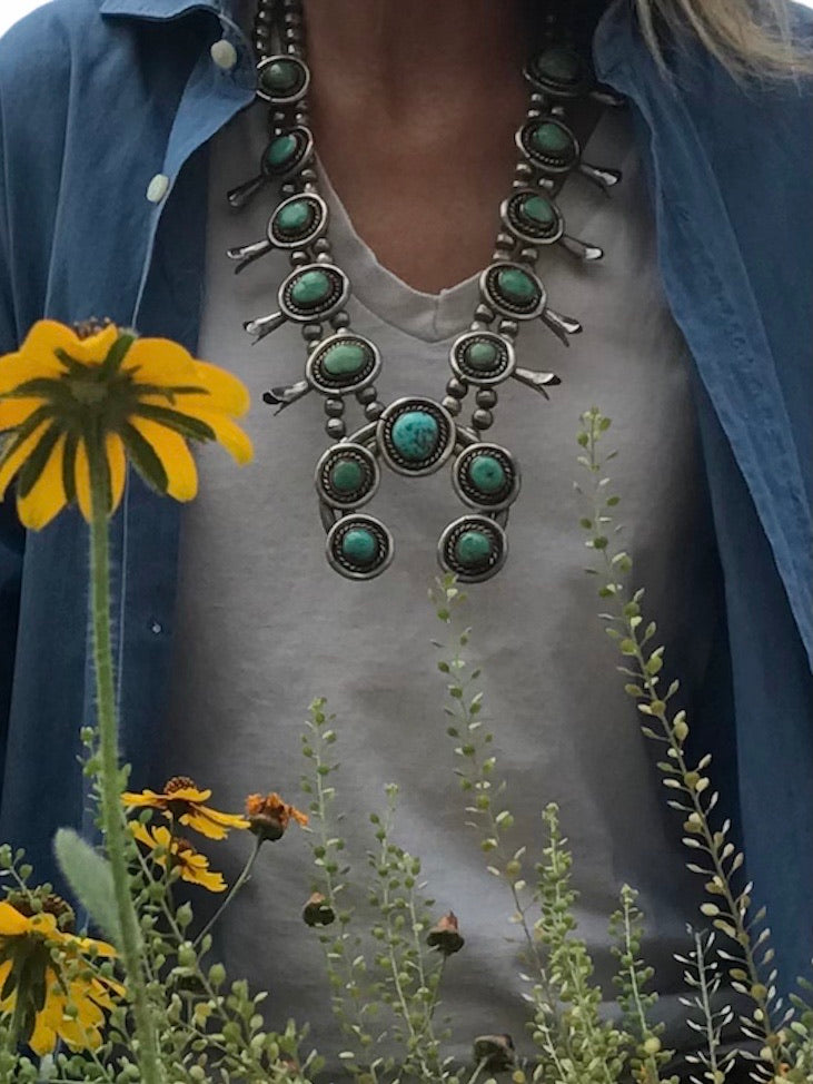 Squash Blossom - necklace